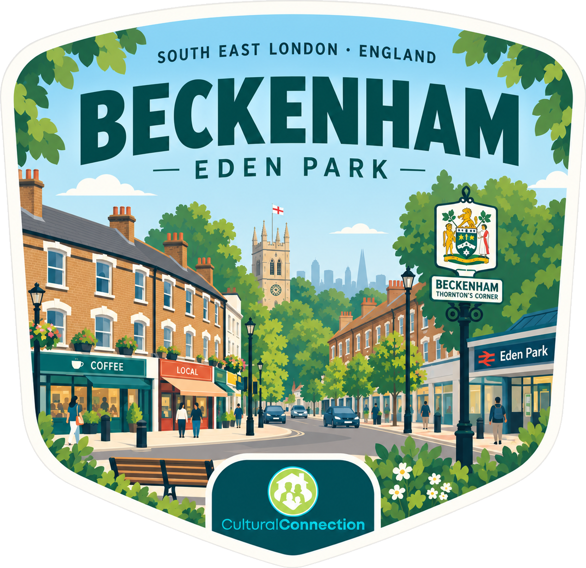 Beckenham destination badge
